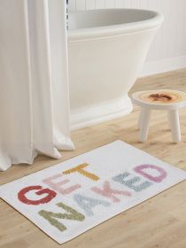 GET NAKED Bath Mat Multicolor Hand Tufted Bath mat for Home