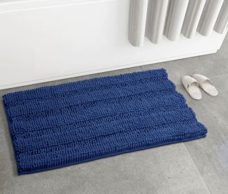Luxury Chenille Bathroom Rug Mat; Extra Soft Thick Absorbent Shaggy Bath Rugs; Non-Slip Machine Wash Dry Plush Bath Mats for Bathroom; Shower; an
