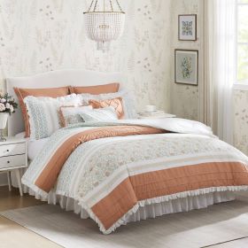 9 Piece Cotton Percale Comforter Set